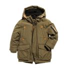 Cool Club, Kurtka zimowa chłopięca z kapturem, khaki, parka
