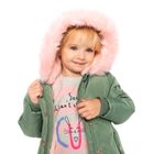 Cool Club, Kurtka zimowa dziewczęca, khaki, Cute girl