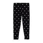 Cool Club, Legginsy dziewczęce, czarne, kwiatki