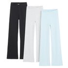 Cool Club, Legginsy dziewczęce, flare, prążkowane, mix, zestaw, 3 szt.