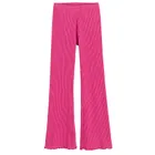 Cool Club, Legginsy dziewczęce, flare, prążkowane, różowe