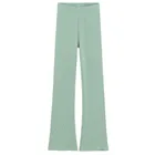 Cool Club, Legginsy dziewczęce, flare, prążkowane, zielone