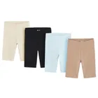 Cool Club, Legginsy dziewczęce, kolarki, prążkowane, mix, zestaw, 4 szt.