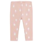 Cool Club, Legginsy dziewczęce, prążkowane, różowe, Miffy