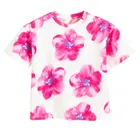 Cool Club, Luźny t-shirt dziewczęcy, biały