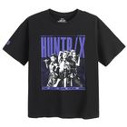 Cool Club, Luźny t-shirt dziewczęcy, czarny, K-Pop Demon Hunters