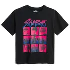 Cool Club, Luźny t-shirt dziewczęcy, czarny, K-Pop Demon Hunters