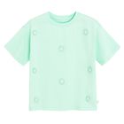 Cool Club, Luźny t-shirt dziewczęcy, zielony