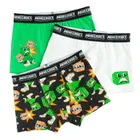 Cool Club, Majtki bokserki chłopięce, mix, Minecraft, zestaw, 3 szt.
