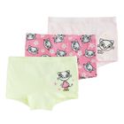Cool Club, Majtki bokserki dziewczęce, mix, Kicia Kocia, zestaw, 3 szt.