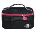 Cool Club, Miś, kosmetyczka z siateczki, czarna