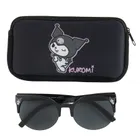 Cool Club, Okulary przeciwsłoneczne dziewczęce, Etui, czarne, Kuromi