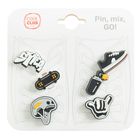 Cool Club, Ozdoby do butów chłopięce, mix, zestaw, 6 szt.