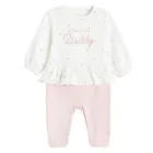 Cool Club, Pajac dziewczęcy, biało-różowy