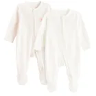 Cool Club, Pajac dziewczęcy, biały, zestaw, 2 szt.