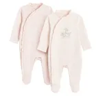 Cool Club, Pajac dziewczęcy, różowy, zestaw, 2 szt.