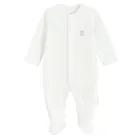 Cool Club, Pajac niemowlęcy, bawełna organiczna, biały