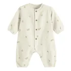 Cool Club, Pajac niemowlęcy, muślinowy, beżowy