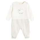 Cool Club, Pajac niemowlęcy, sweterkowy, beżowy