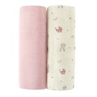 Cool Club, Pieluchy muślinowe dziewczęce, 70-80 cm, mix, zestaw, 2 szt.