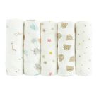 Cool Club, Pieluchy tetrowe niemowlęce, 70-80cm, białe, zestaw, 5 szt.