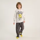 Cool Club, Piżama chłopięca, szara, SpongeBob