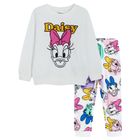 Cool Club, Piżama dziewczęca, biała, Daisy