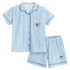 Cool Club, Piżama dziewczęca, biało-niebieska, Lilo i Stitch