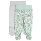 Cool Club, Półśpiochy dziewczęce, szare, miętowe, zestaw, 2 szt.