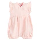 Cool Club, Rampers dziewczęcy, muślinowy, różowy