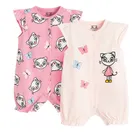 Cool Club, Rampers dziewczęcy, różowy, Kicia Kocia, zestaw, 2 szt.