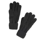 Cool Club, Rękawiczki dziewczęce z wełną, czarne
