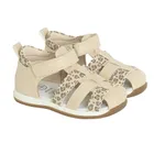 Cool Club, Sandały dziewczęce, beżowe, skórzana wkładka