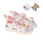Cool Club, Sandały dziewczęce, pachnące, biało-różowe, skórzana wkładka, Fisher-Price