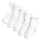 Cool Club, Skarpetki dziecięce, białe, zestaw, 5 szt.