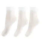 Cool Club, Skarpetki dziewczęce, białe, 20 DEN, zestaw, 3 szt.