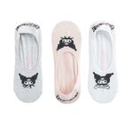 Cool Club, Skarpetki dziewczęce, stopki do balerin, mix, Kuromi, zestaw, 3 szt.