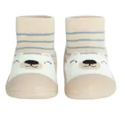 Cool Club, Skarpetobuty niemowlęce, beżowe, podeszwa Barefoot