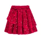 Cool Club, Spódnica dziewczęca, welurowa, czerwona
