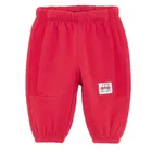 Cool Club, Spodnie dresowe chłopięce, baggy, ocieplane, czerwone