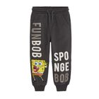 Cool Club, Spodnie dresowe chłopięce, ciemnoszare, SpongeBob