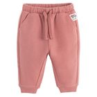 Cool Club, Spodnie dresowe chłopięce, ocieplane, brązowe