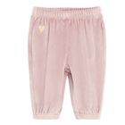 Cool Club, Spodnie dresowe dziewczęce, welurowe, ocieplane, różowe