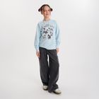 Cool Club, Spodnie dresowe dziewczęce, wide, grafitowe