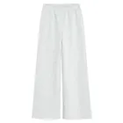 Cool Club, Spodnie dresowe dziewczęce, wide, ocieplane, szare melanż