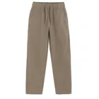 Cool Club, Spodnie materiałowe chłopięce, z lnem, relaxed, brązowe