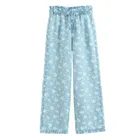 Cool Club, Spodnie materiałowe dziewczęce, wide fit, niebieskie