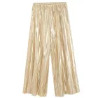 Cool Club, Spodnie materiałowe dziewczęce, wide, złote