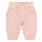 Cool Club, Spodnie muślinowe dziewczęce, różowe