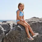 Cool Club, Strój kąpielowy dziewczęcy dwuczęściowy, UV 50, niebieski